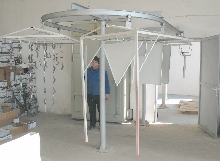 Cuptor vopsire in camp electrostatic