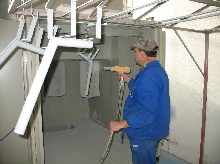 Vopsire in camp electrostatic 1000x2700x2000mm